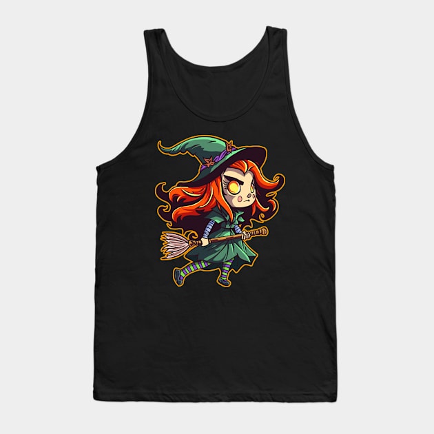 Chibi Witchy Tank Top by Atomic Blizzard